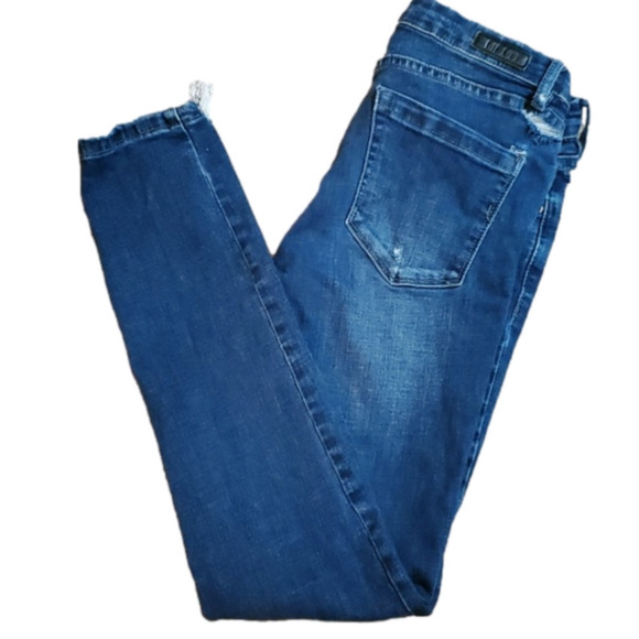 [BLANK NYCJ] Women's Crop Skinny Distressed Jean Size 27 - Picture 1 of 15